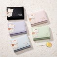 thumbnail image 2 of New Wallets Short Handheld Bags Fashion Cute Cats Cartoon Three Off Wallets Clip Wallet Leisure Women's Card Slots Coin Wallets, 2 of 4