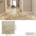 thumbnail image 1 of Pegatina de suelo de azulejo de mármol grueso simulado, PVC, impermeable, autoadhesivo, sala de estar, inodoro, cocina, decoración del hogar, pegatina de pared, 1 of 4