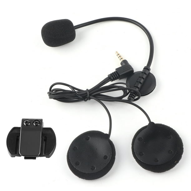 Accesorios Auriculares Bluetooth Auriculares Micrófono para intercomunicador de casco de motocicleta V4/V6 Jadeshay A