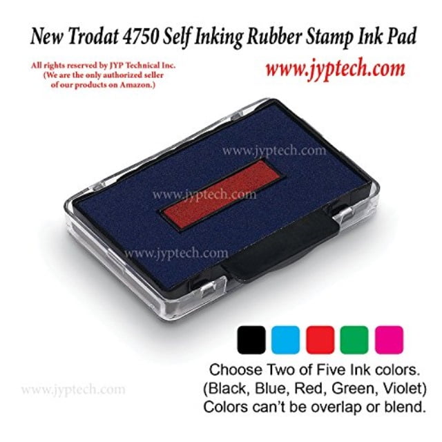 new trodat 4750 self inking rubber stamp ink pad, original packing! two