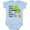 AE-Light Blue, variant on Inktastic May the Forest Be with You Cute Fox and Trees Boys or Girls Baby Bodysuit