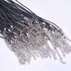 thumbnail image 4 of Wholesale Braided Rope Chain Black Leather Rope Handmade Necklaces For Women Men Jewelry Neck Decor Lobster Clasp String Cord, 4 of 5