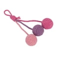thumbnail image 1 of Boule de Sisal de Chat Suspendue, Jouet Interactif de Chat de Boule de Sisal Hangable Coloré pour l'Intérieur Vert Blanc, Rouge Vert Blanc, Rouge Jaune Bleu, Rose Violet, 1 of 8