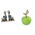 thumbnail image 1 of Escultura De Elefante De Resina Moderna Y Figura De Cerámica, Adorno Artístico Coleccionable Para El Hogar, Oficina, Cafetería, Sala De Estudio, Decoración Navideña., 1 of 8