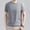 Gray, variant on Daiosportswear Mens T Shirt - Short Sleeve Crew Neck Soft Fitted Elastic Tees Fresh Classic Tshirts White XL(XL)