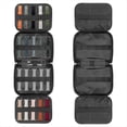 thumbnail image 3 of Organizador de 20 Correas de Reloj DurableSoporte para Correas de Reloj Estuche de Transporte para la Mayoría de los Tamaños de Correas de Reloj Púrpura, 3 of 5