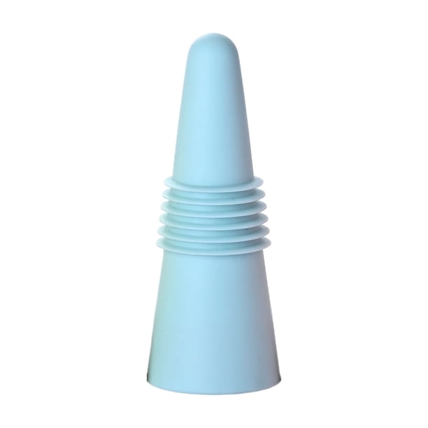 Tapón de botella de silicona Injueey para cocina azul