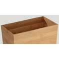 thumbnail image 5 of InterDesign Formbu Rectangular Bamboo Wastebasket, 5 of 6