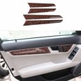 thumbnail image 1 of for Mercedes-Benz C-Class 2008 - 2015 ABS Wood Grain Inner Door Panel Cover Trim -, 1 of 4