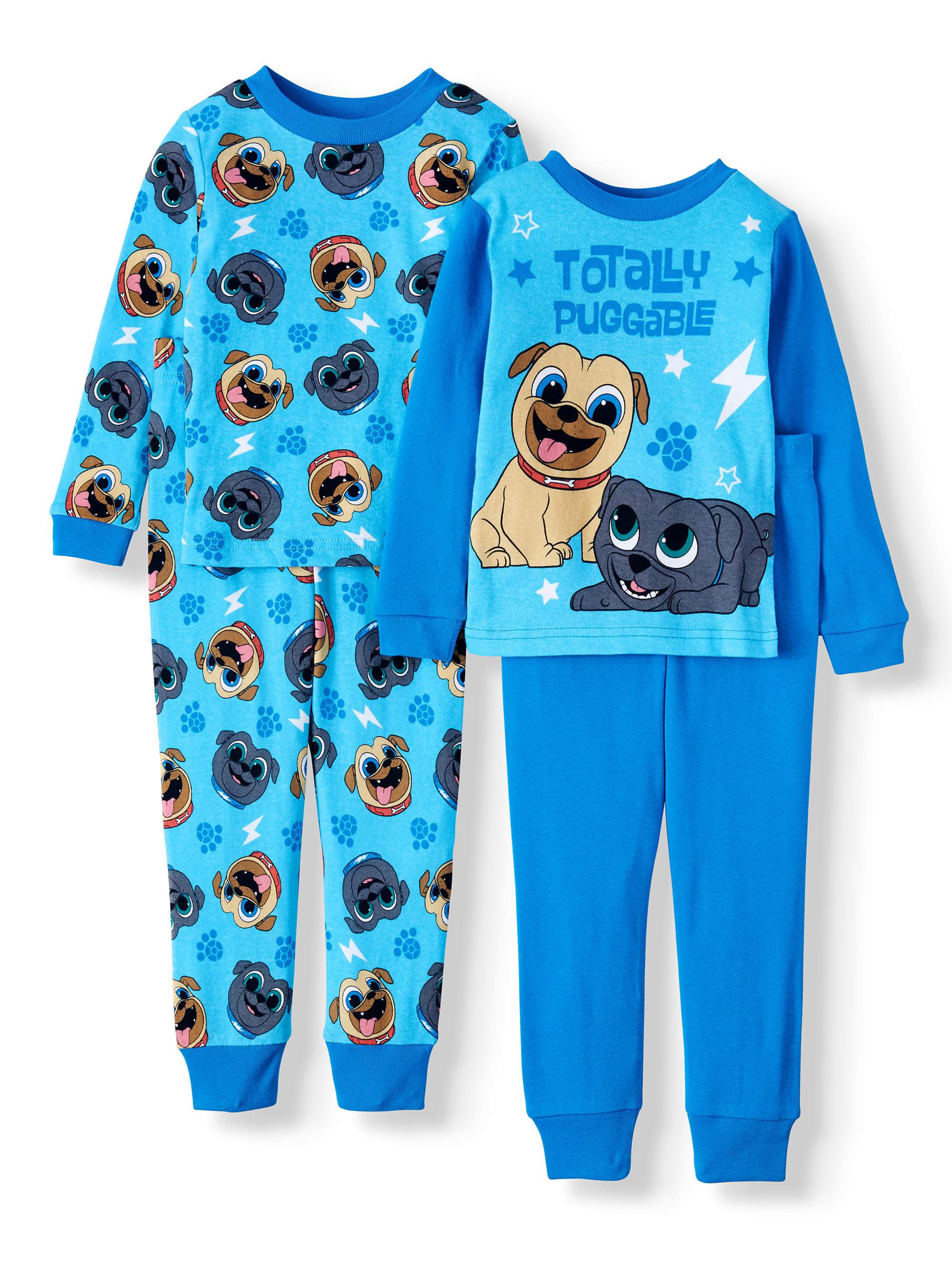 New Disney Puppy Dog Pals Toddler Boys 3-Piece Pajama Set 2 3 4 5