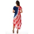 thumbnail image 3 of 21873-2X Riviera Sun American Flag Dress / USA Summer Dresses (True Colors Tie Dye, 2X), 3 of 3