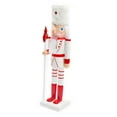 thumbnail image 3 of Cascanueces de madera de 9,84'' de alto, adorno decorativo para Navidad. Blanco, 3 of 9