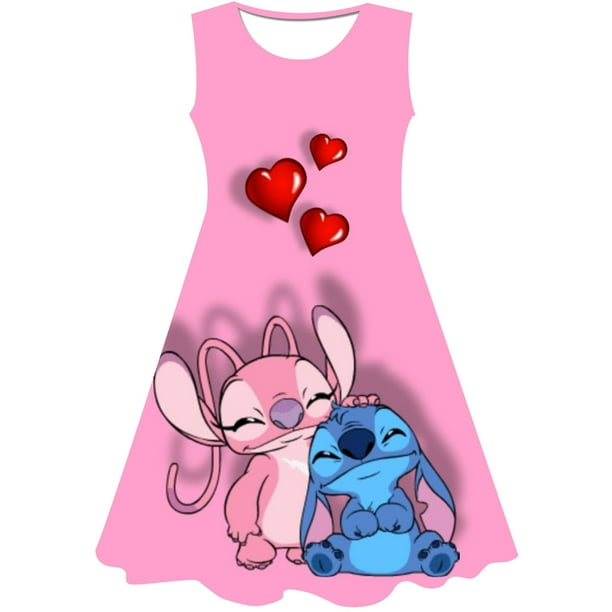Disney Stitch Dress Fancy Kids Stitch vestidos ninas cumpleanos Pascua Cosplay vestir chico disfraz ninas ropa ninos 2 10 year10T Gao Jinjia LED Bodega Aurrera en linea