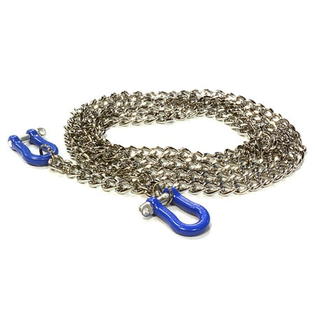 Integy RC Toy Model Hop-ups C25978BLUE Realistic Drag Chain with Bow Shackle for 1/10 Scale Rock (Best Axles For Rock Crawling)