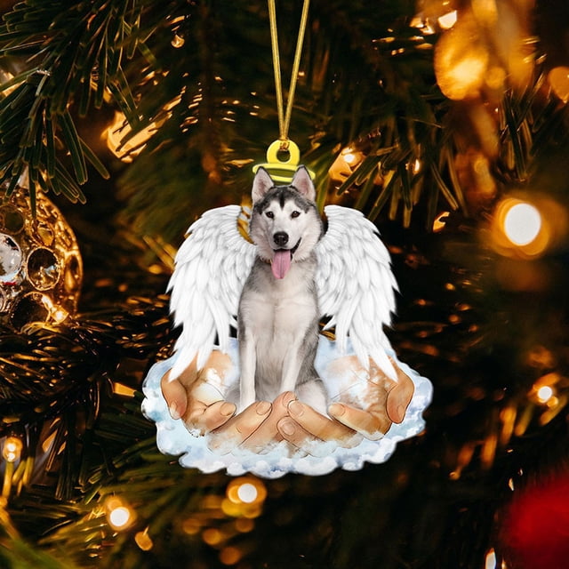 Xihbxyly Colgante de Perro Alado, Adorno para Árbol de Navidad, Adorno Navideño Único, Accesorio de Decoración para El Hogar, Regalo Perfecto para Familiares y Amigos, Ideal para Navidad y Año Nuevo,