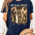 thumbnail image 3 of Black Cowboy Western Rodeo Melanin Black History Texas Men T-Shirt, Men's And Women's Graphic Tee 100% Cotton by TBun, Full Sizes S-5XL, 3 of 5