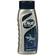 Dial For Men Hair + Scalp + Body Wash With Moisturizers, 16 oz