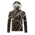 thumbnail image 6 of Dagegui Fishing Hoodies for Men Performance Long Sleeve Hooded Shirts with Face Cover Breathable Summer Sun Protection UV T-Shirt Outdoor Hiking Camo Tops 004 Camouflage XL, 6 of 9