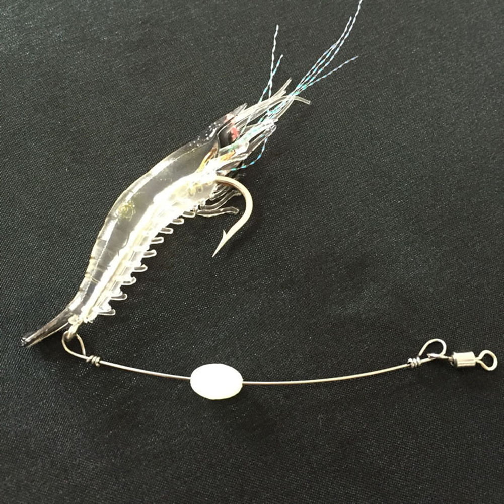 show original title 9cm Mini Fish Artificial Lifelike Rubber Fish Wackler Shrimp Details about   Am _ HK 