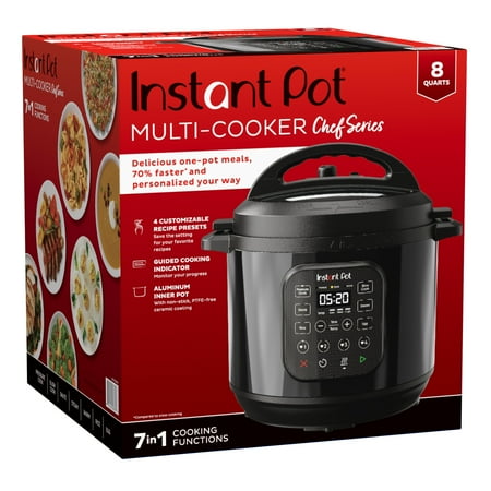 Instant Pot Chef Series 8 Qt Pressure Cooker and Multi-Cooker
