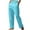 Sky Blue-linen pants men, variant on FNFYFH Men's Casual Cotton Pants Summer Casual Button Straight Beach Pants Baggy Elastic Waist Drawstring Yoga Trousers with Pockets