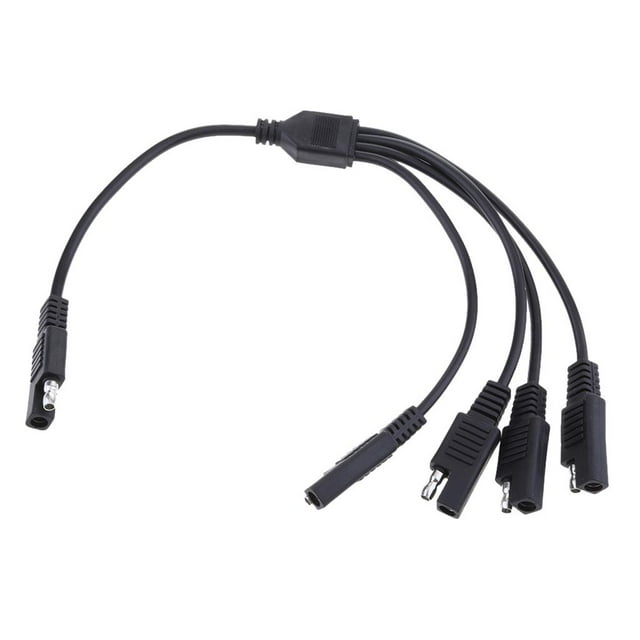 18AWG SAE Enchufe 1 A Del Divisor Del Adaptador De Extensión Para La Batería Solar