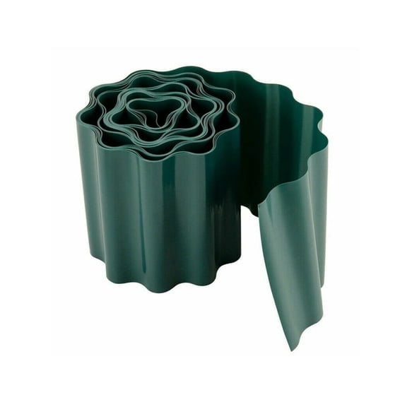 Plastic Garden Fence, Flower Bed Edging with Ground Stakes, Durable and Easy to Install for Lawn, Pathway, Border & Garden Protection