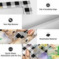 thumbnail image 5 of Easter Bunny Outdoor Rug 3x5 Ft, Non Slip Washable Area Rug, Spring Easter Eggs Chicken Black White Plaid Patio Rugs Carpet Runner, Large Floor Mat for Indoor/Outdoor Deck Porch Camping, 5 of 8