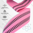 thumbnail image 4 of Par de Straps Gym ATOM FITNESS Correas Levantamiento Pesas Crossfit rosa 62*4 cm, 4 of 6