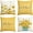 Style C, variant on Home Sweet Home Sunflower Yellow Throw Pillow Covers, 18x18 Inch Summer Seasonal Decorations for Home Set of 4