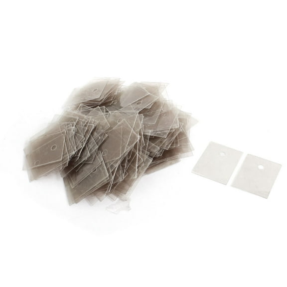 Unique Bargains 300 Pcs 22mmx28mmx0.09mm Mica Insulation Sheet Plates