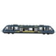 thumbnail image 2 of Juguetes educativos para niños, simulación de aleación, modelo de tren, coche de juguete, regalo de cumpleaños para niños (azul), 2 of 11