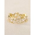 thumbnail image 1 of Cubic Zirconia Decor Ring For Women For Party Banquet Wedding, 1 of 4