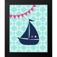 thumbnail image 2 of Robinson, Tamara 20x24 Black Modern Framed Museum Art Print Titled - Sailboat Chain II, 2 of 5