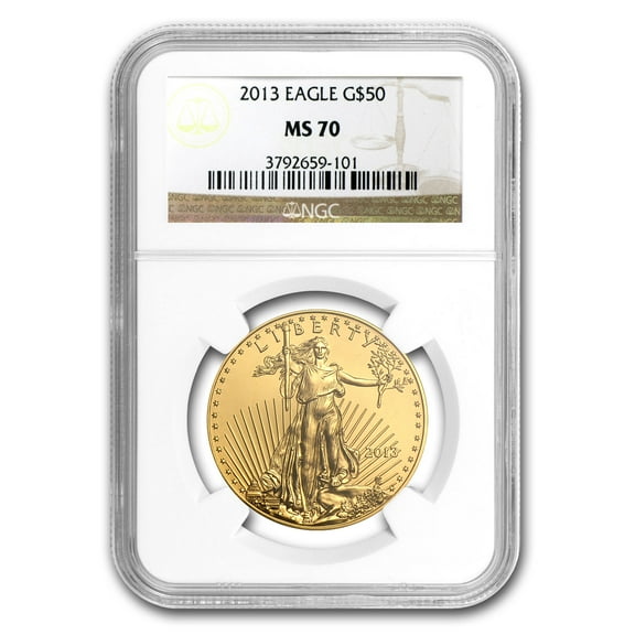 2013 1 oz American Gold Eagle MS-70 NGC