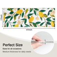 thumbnail image 5 of Yellow Lemon Fruit Flowers White Pattern Kitchen Rug Mat,Kitchen Runner Rugs Non Skid Washable,Decorative Kitchen Floor Mats for Kitchen,Sink,Laundry,17"X47", 5 of 5
