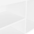 thumbnail image 5 of vidaXL Shoe Bench with Cushion White 80x30x47 cm Engineered Wood, 5 of 5