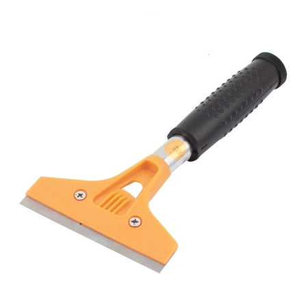 Unique Bargains 10cm Metal Black Plastic Handle Remover Window Paint Cleaner Scraper Tool