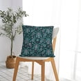 thumbnail image 7 of Wukai Vintage Floral Premium Polyester Fleece Pillow Covers with Hidden Zipper Closure,Luxuriously Soft and Durable-18"x18", 7 of 7