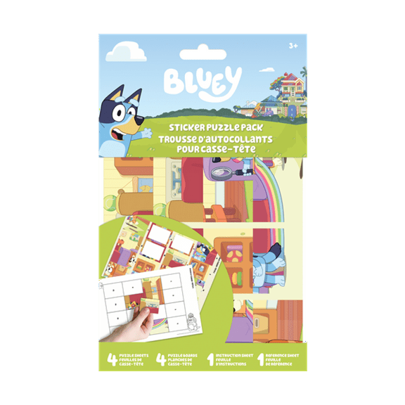 Bluey - Bandit and Chilli Adventures Puzzle Sticker Pack