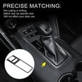 thumbnail image 3 of Cubierta del panel de cambio de marcha Unique Bargains para Toyota Harrier 80 Series, impermeable, cubierta de adorno del panel de interruptores de consola interior, fibra de carbono negra, 1 pieza, 3 of 6