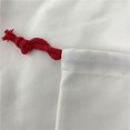 thumbnail image 3 of Venta al por mayor de bolsas de regalos de Navidad, bolsa de Papá Noel con sublimación en blanco de lona 100% poliéster con cordón rojo para Navidad, 3 of 4
