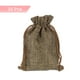 thumbnail image 3 of Bolsas de Yute Uxcell con Cordón, Sacos de Favor, Bolsas de Joyería para Regalos, Café, 3 of 7