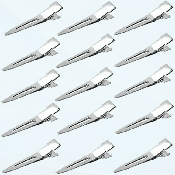 70 Pcs Curl Clips Hair Clips Duck Bill Metal Hair Clip Single Prong Curl Clip for Salon Women Girls DIY Accessories