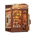 thumbnail image 2 of Melody Bookstore Book Nook Kit - DIY Miniature Tiny Home Craft for Adults, Book Nook Shelf Insert 3D Puzzle Model Gift, 2 of 9
