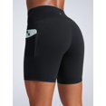 thumbnail image 2 of Shorts CRZ YOGA Butterbreeze Cintura Alta 15 cm con Bolsillos Negro S, 2 of 7