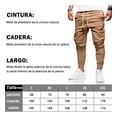 thumbnail image 4 of Pantalón Jogger Cargo Para Hombre Strech Casual Moda, 4 of 4