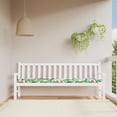 thumbnail image 1 of vidaXL Garden Bench Cushion Multicolour 200x50x7 cm Fabric, 1 of 4