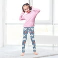 thumbnail image 5 of joogoo Girls' Leggings Cute Cat Face Flower Yoga Pants 7-8T, 5 of 8