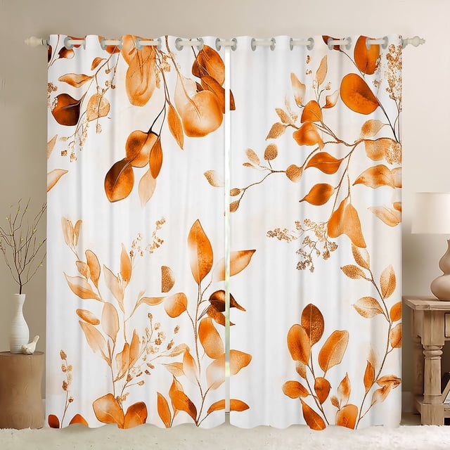 Erosebridal Rideaux à Feuilles d'Arbre pour Salon, Rideaux et Draperies à Branches d'Arbre (52x84), Décor Botanique